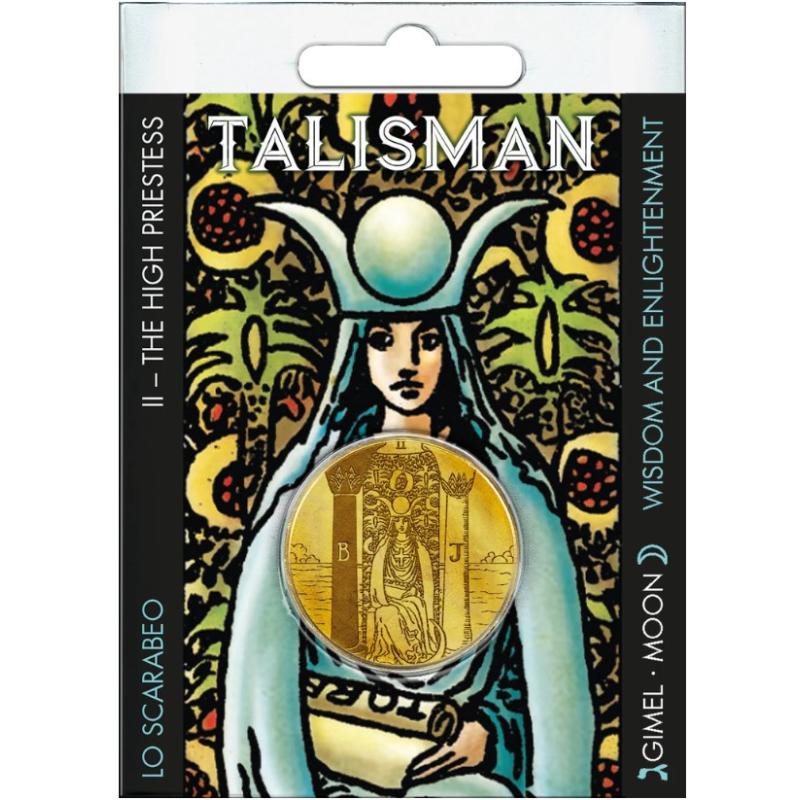 Amuleto Tarot Talisman II La Sacerdotisa  -31 mm  - Lo Scarabeo