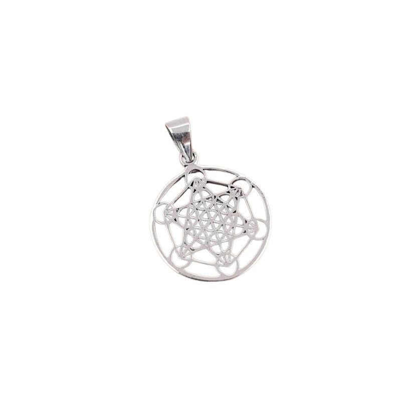 Amuleto Plata Metatron 2,4 cm