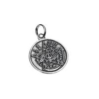Amuleto Plata Medalla Tetragramaton 2,4 cm