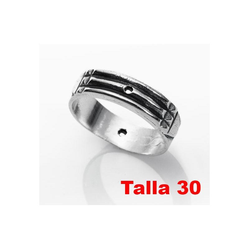 Amuleto Plata Anillo Atlante Talla 30