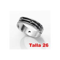 Amuleto Plata Anillo Atlante Talla 26