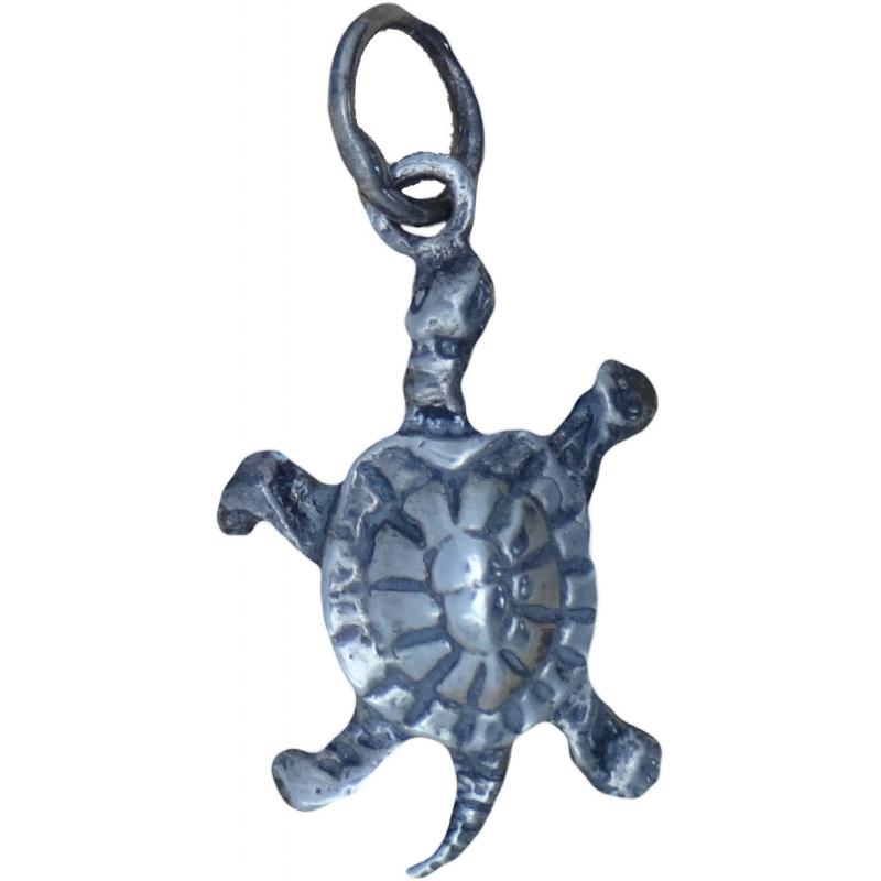 Amuleto Plata Tortuga 2 x 1.5 cm (HAS)