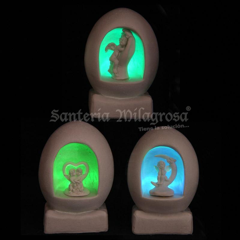 Angel Querubines Cueva con Led 8 x 5 cm (3 Modelos) (C6)(HAS)