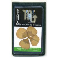 Amuleto Trebol 4 hojas Natural + Zoodiaco Escorpio