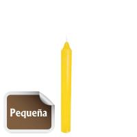 Vela Bujia Pequeña Amarilla 11 x 1.2 cm (P24)