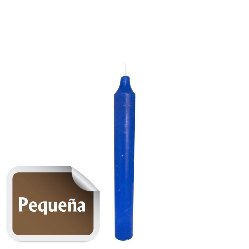 Vela Bujia Pequeña Azul 11 x 1.2 cm (P24)