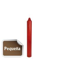 Vela Bujia Pequeña Roja 11 x 1.2 cm (P24)