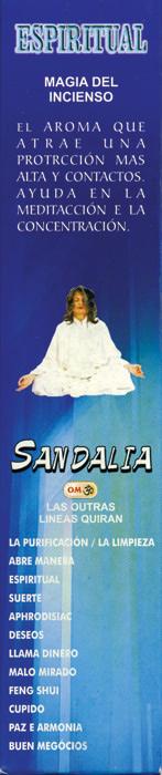 INCIENSO Magia Espiritual - Sandalo (Contiene 8 varillas) (S) (HAS)