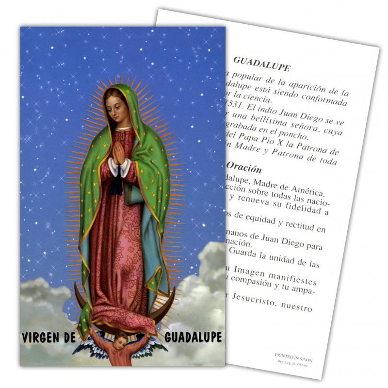 Estampa Guadalupe 7 x 11 cm (P25)