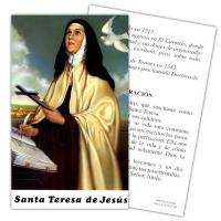 Estampa Teresa de Jesus 7 x 11 cm (P25)