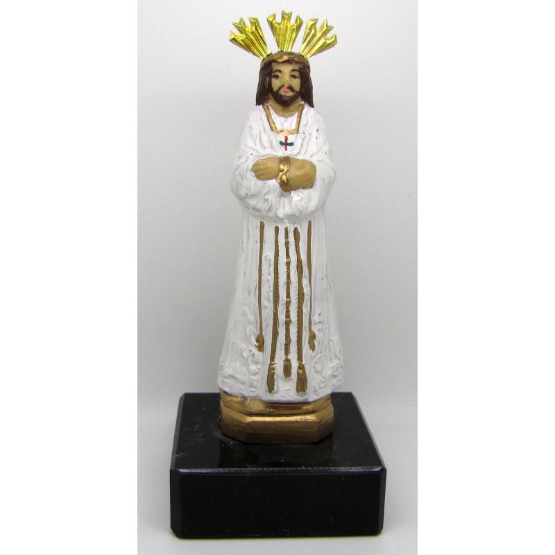 Imagen Cristo Cautivo 12 cm - Resina (Base Marmol)