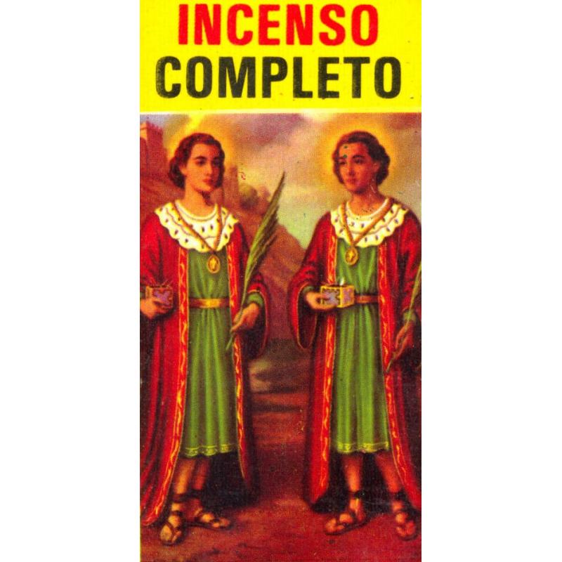 INCIENSO CONO Cosme y Damian (Contiene: 20 desfumadores) (Brasil) (S)
