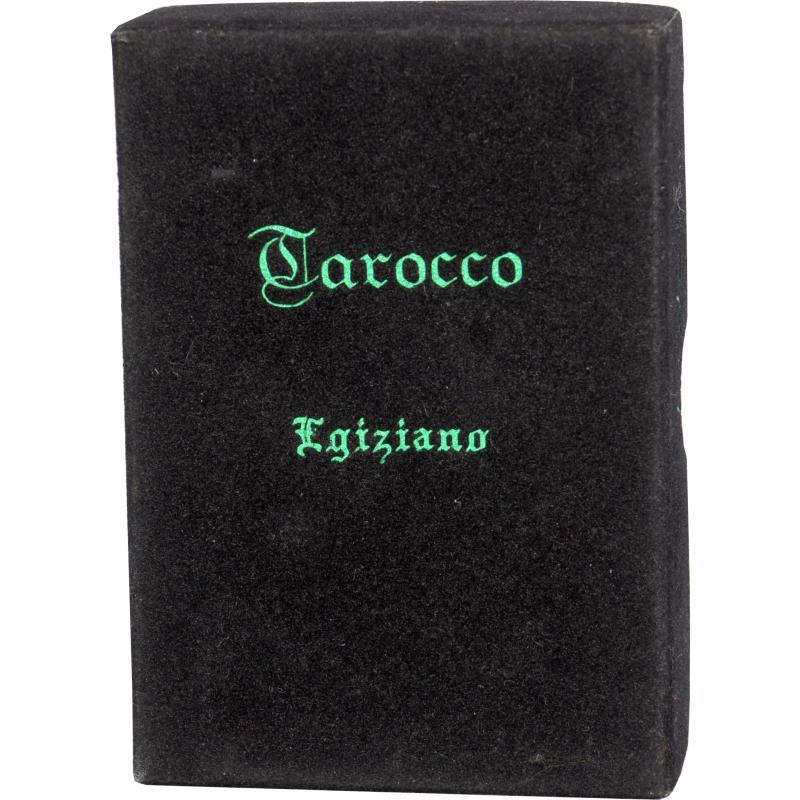 Tarot Outlet coleccion Egiziano (Estuche Terciopelo - Negro/Verde) 1992  (IT) (SIN INSTRUSCIONES CAJ