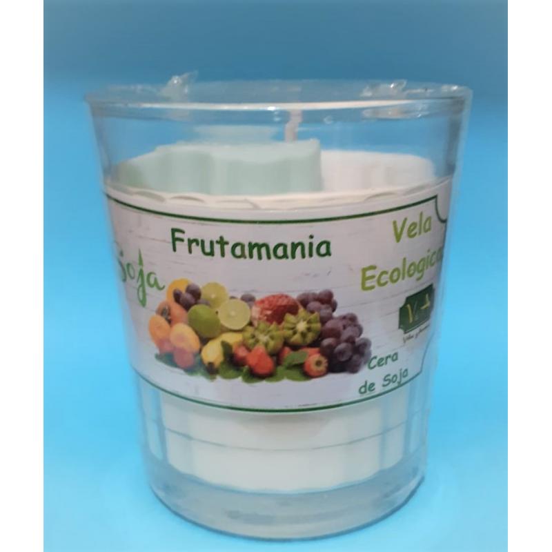 Vela Aromatica DSoja Frutamania (En Vaso 9 x 8)  Ecologica