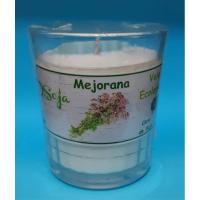 Vela Aromatica DSoja Mejorana (En Vaso 9 x 8)  Ecologica