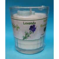 Vela Aromatica DSoja Lavanda (En Vaso 9 x 8)  Ecologica