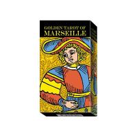 Tarot Marseille Golden (EN-DE-IT-FR-ES) (Sca) (66x120mm)