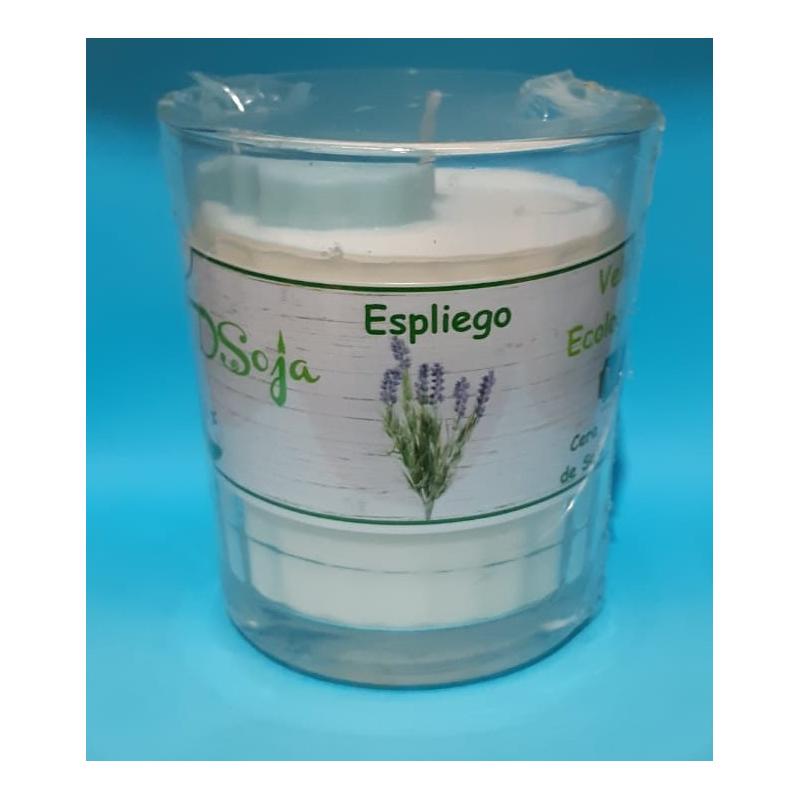 Vela Aromatica DSoja Espliego (En Vaso 9 x 8) Ecologica Vela Aromatica DSoja Espliego (En Vaso 9 x 8) Ecologica
