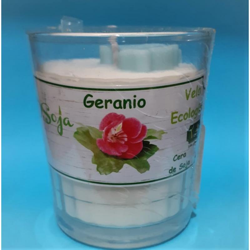 Vela Aromatica DSoja Geranio (En Vaso 9 x 8) Ecologica Vela Aromatica DSoja Geranio (En Vaso 9 x 8) Ecologica