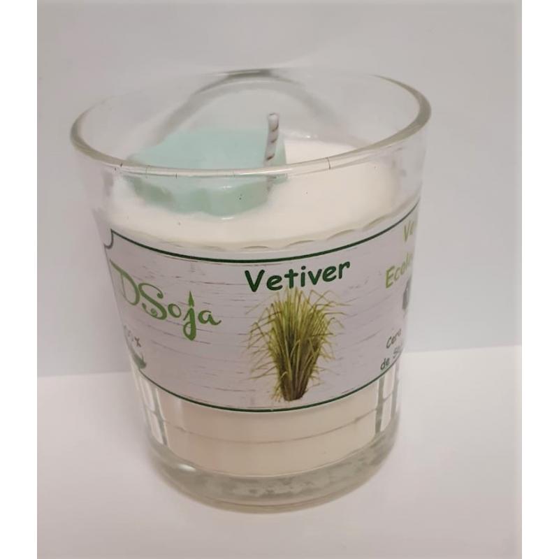 Vela Aromatica DSoja Vetiver (En Vaso 9 x 8) Ecologica Vela Aromatica DSoja Vetiver (En Vaso 9 x 8) Ecologica