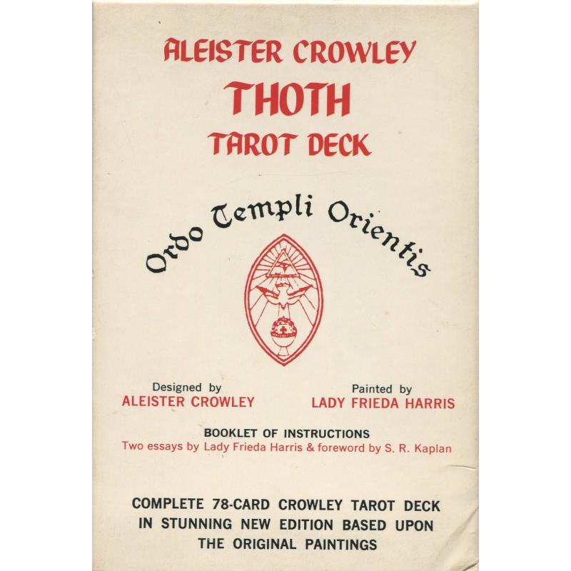 Tarot coleccion Aleister Crowley Thoth Tarot Deck - Samuel Weiser (1976) (EN) (Ordo Templi Orientis)