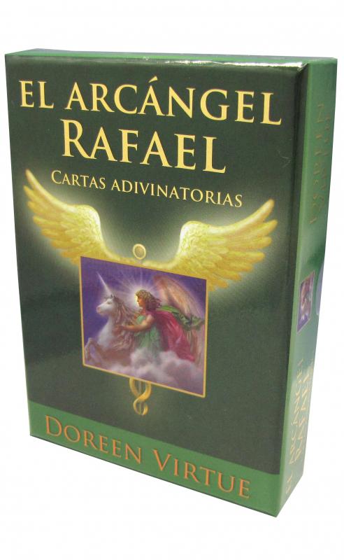 Oraculo Arcangel Rafael - Doreen Virtue  (Borde Dorado) (Set) (44 Cartas)  (Guyt)