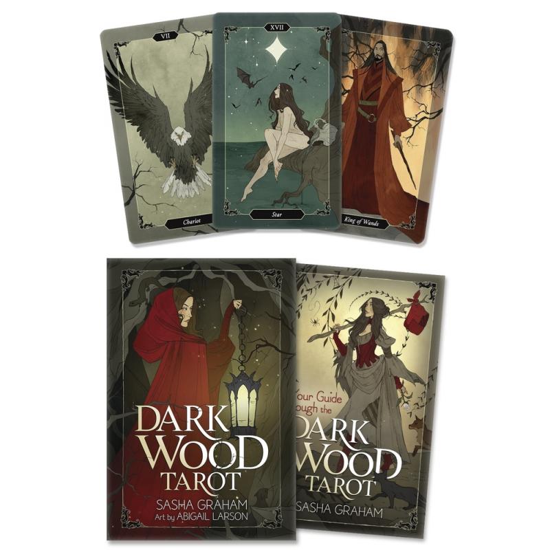 Tarot Dark Wood (SET) (EN)  (Caja dura imantada) - Sasha Graham - Abigail Larson - Llewelyn