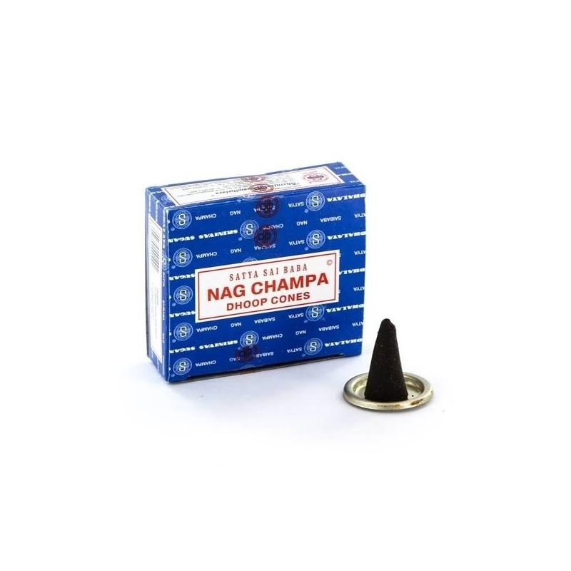 Incienso Cono Nag Champa (12 conos) (P12) (Satya)