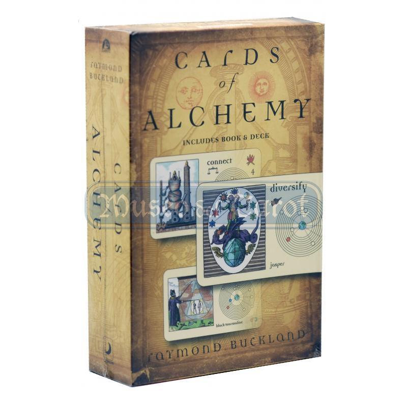 Tarot Outlet coleccion Alchemy - Raymond Buckland (Set) (50 Cartas) (EN) (Llw) Caja Decolorada y mal