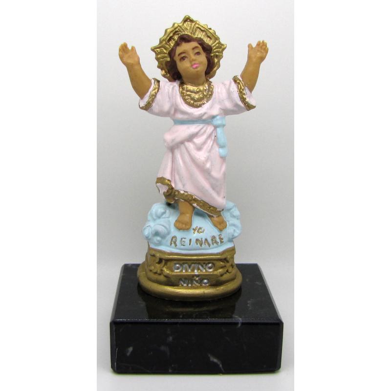 Imagen Niño Divino Jesus 12 cm - Resina (Base Marmol)