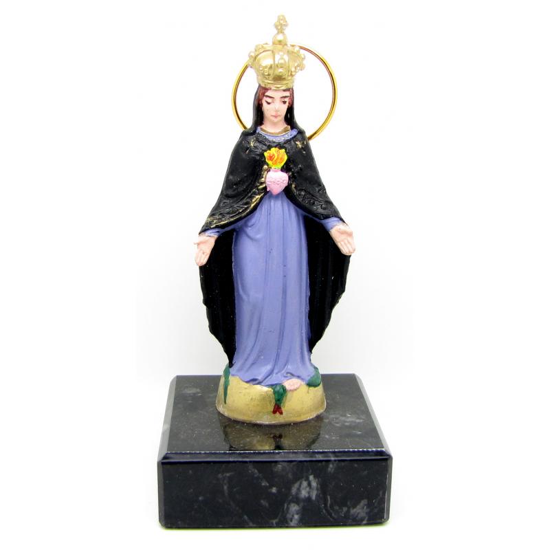 Imagen Dolorosa 12 cm - Resina (Base Marmol)