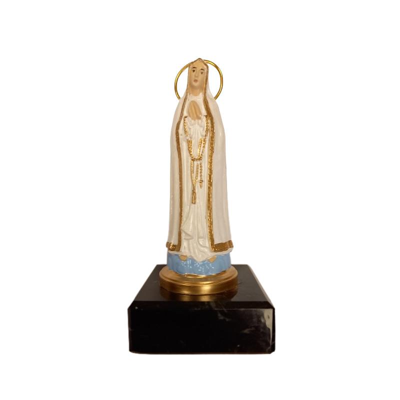 Imagen Fatima 12 cm - Resina (Base Marmol)