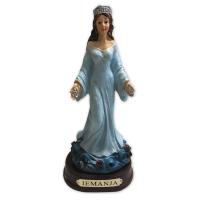 Imagen Santa Muerte con Lapida 27 cm 11 inch (Dorada) ( Arte...