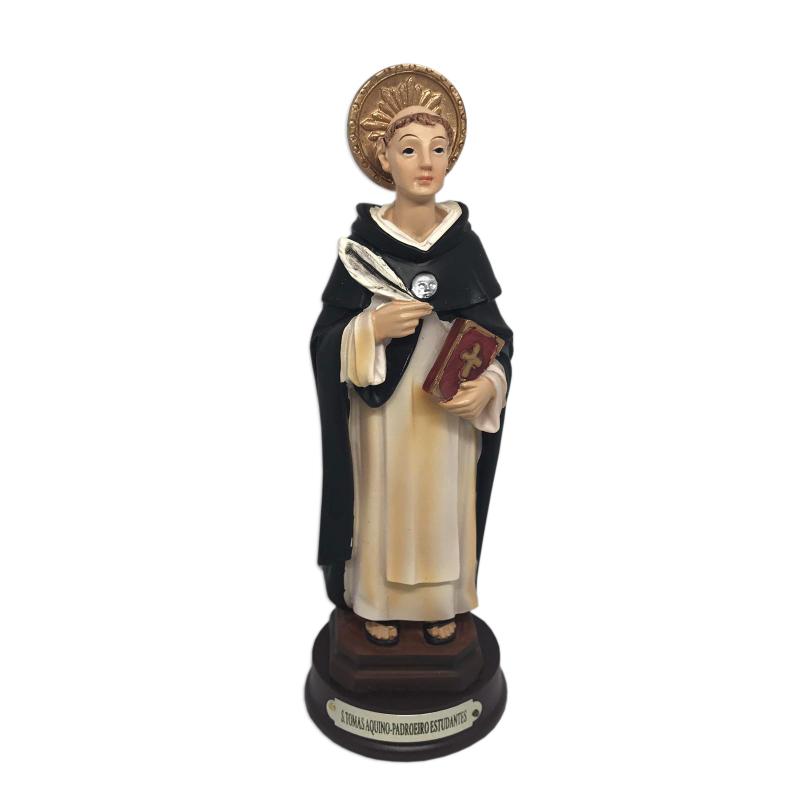 Imagen Santo Tomas de Aquino 15 cm (Resina)