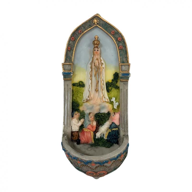 Imagen Vigen de Fatima 17 cm (Colgante Pared) (Resina)