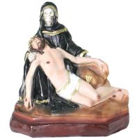 Imagen Santa Muerte Piadosa 32 x 32 cm (Negra) (c/ Amuleto e...
