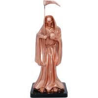 Imagen Santa Muerte Metalica 40 cm. (Color Bronce)