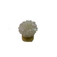 Lampara Piedra Esfera Cuarzo Cristal Puntas 12 cm