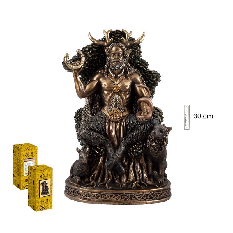 Imagen Cernunnos 30 cm con Base (Resina Premium)