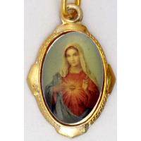 MEDALLA Sagrado Corazon Maria 2.3 x 1.5 cm aprox. (Ovalada)(...