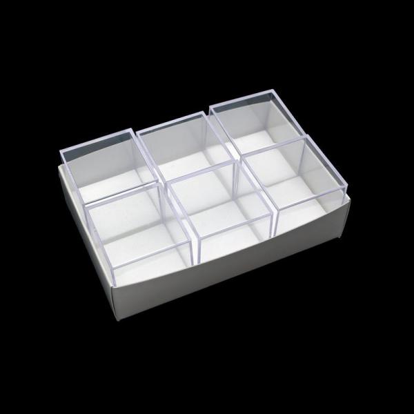 Caja Plastico 40x40x39mm. Set 6un