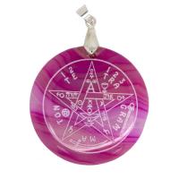 Colgante Geometria Tetragramatron Agata Rosa (Has)