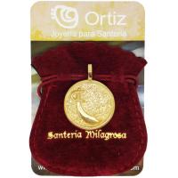 Medalla joyeria Oggun Oro 18k chapado (2,9 cm)