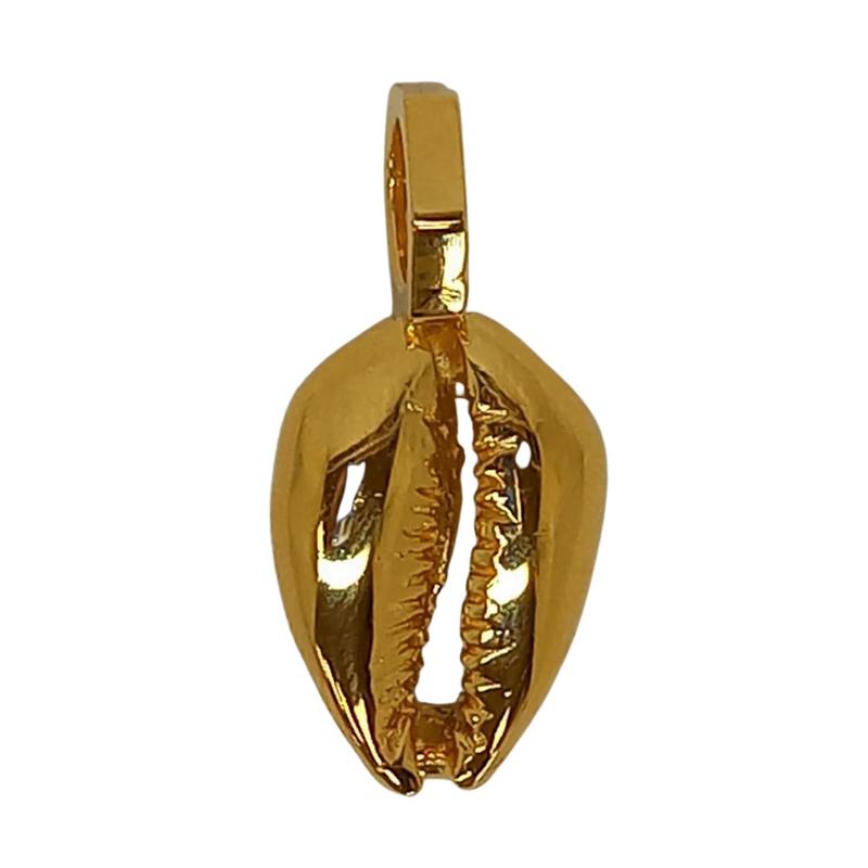 Dije joyeria Cauri maxi Oro chapado 18k (2 cm)