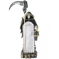 OUTLET Imagen Santa Muerte Monge Espejo 65 cm (Negra) (c/ Am...