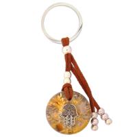 Llavero Orgon Mano de Fatima Beige Marron (3,2 cm x 9.5 cm l...