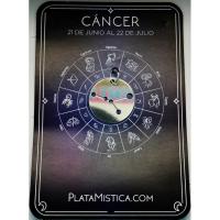 Colgante Chapa Constelacion Cancer - plata 925