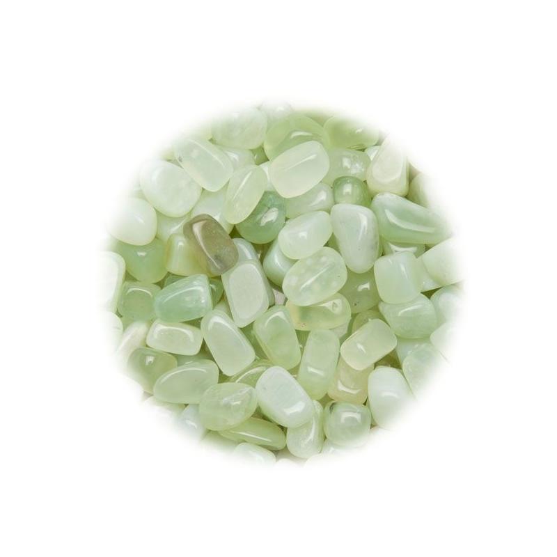 Jade verde rodada pequeña pack 250 g