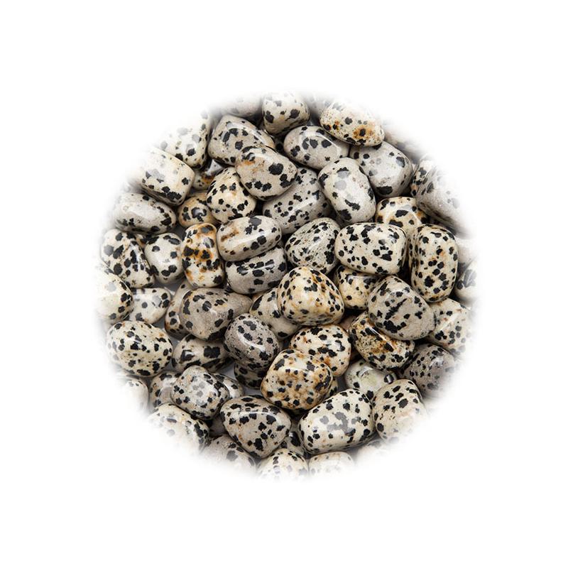 Jaspe dalmata rodada pequeña pack 250 g