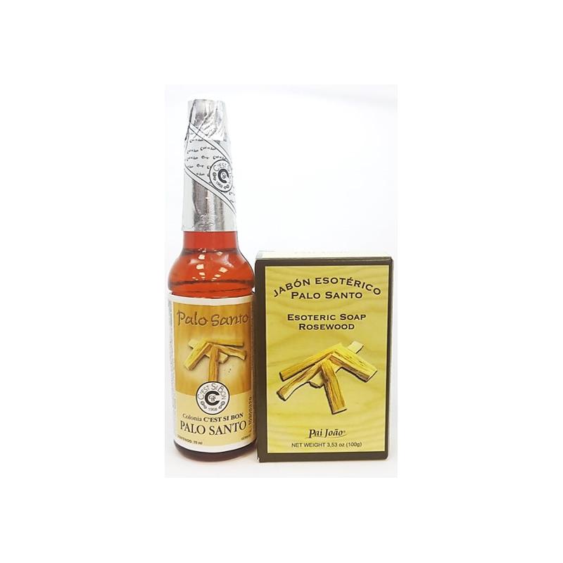 Pack Agua de Palo Santo (70 ml) + Jabon Palo Santo